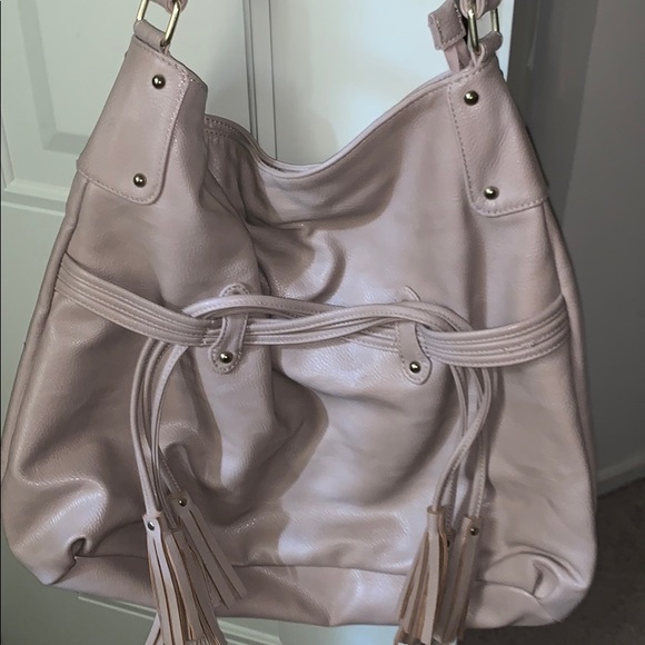 Old Navy Tan Fringe Purse - Picture 1 of 7